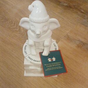White Elephant Game Spinner/ Holiday Decor